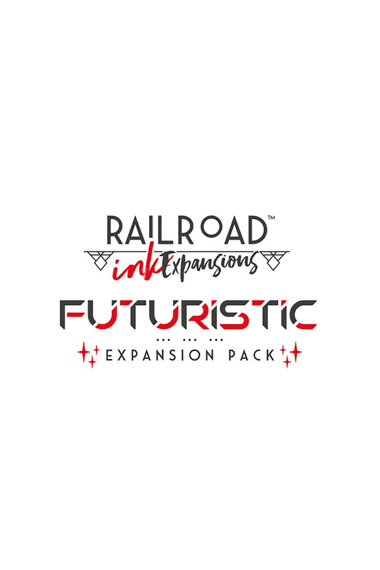 Railroad Ink Futuristic Expansion Pack, 1+ Players, Alternate, color, Multicolored