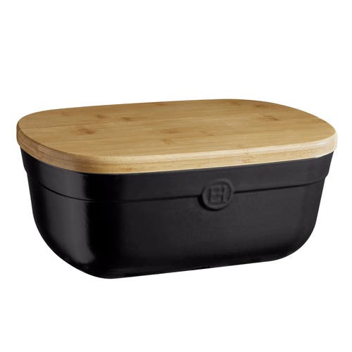 Emile Henry Bread Box In Truffle