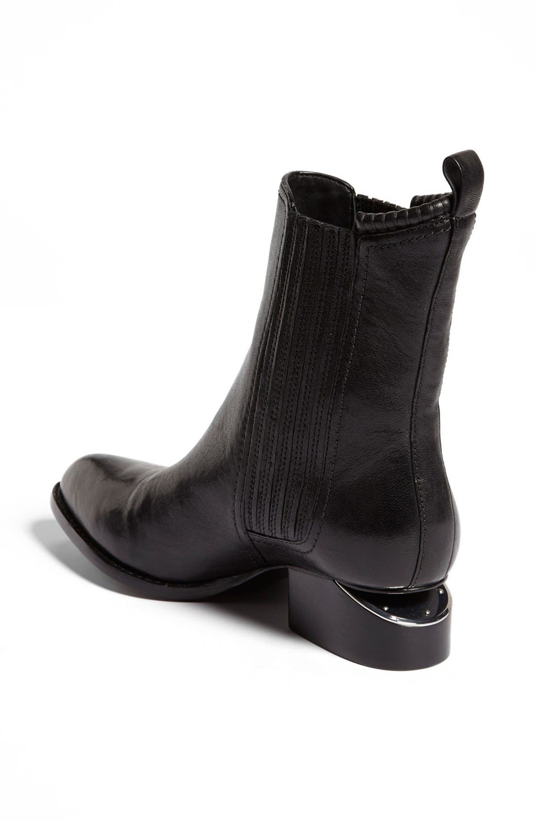 'Anouck' Chelsea Boot, Alternate, color, BLACK