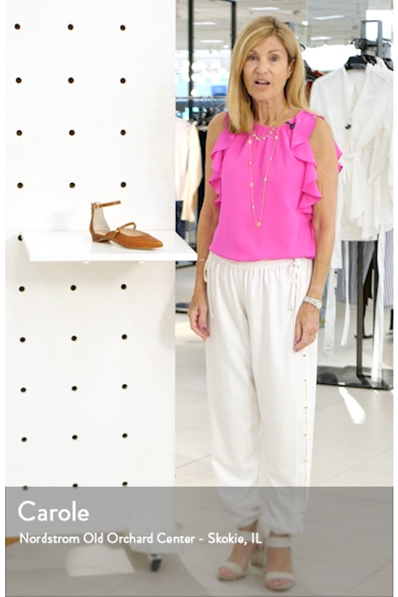 Claire Ankle Strap Flat video