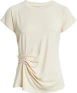 CITY BLUES Draped Crewneck T-Shirt