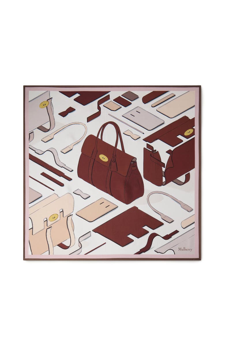 Mulberry Square Scarf - Bayswater Workshop, Main, color, Blossom Pink