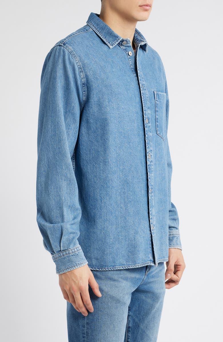 DL1961 Dominick Cotton & Lyocell Denim Button-Up Shirt, Alternate, color, Great Falls