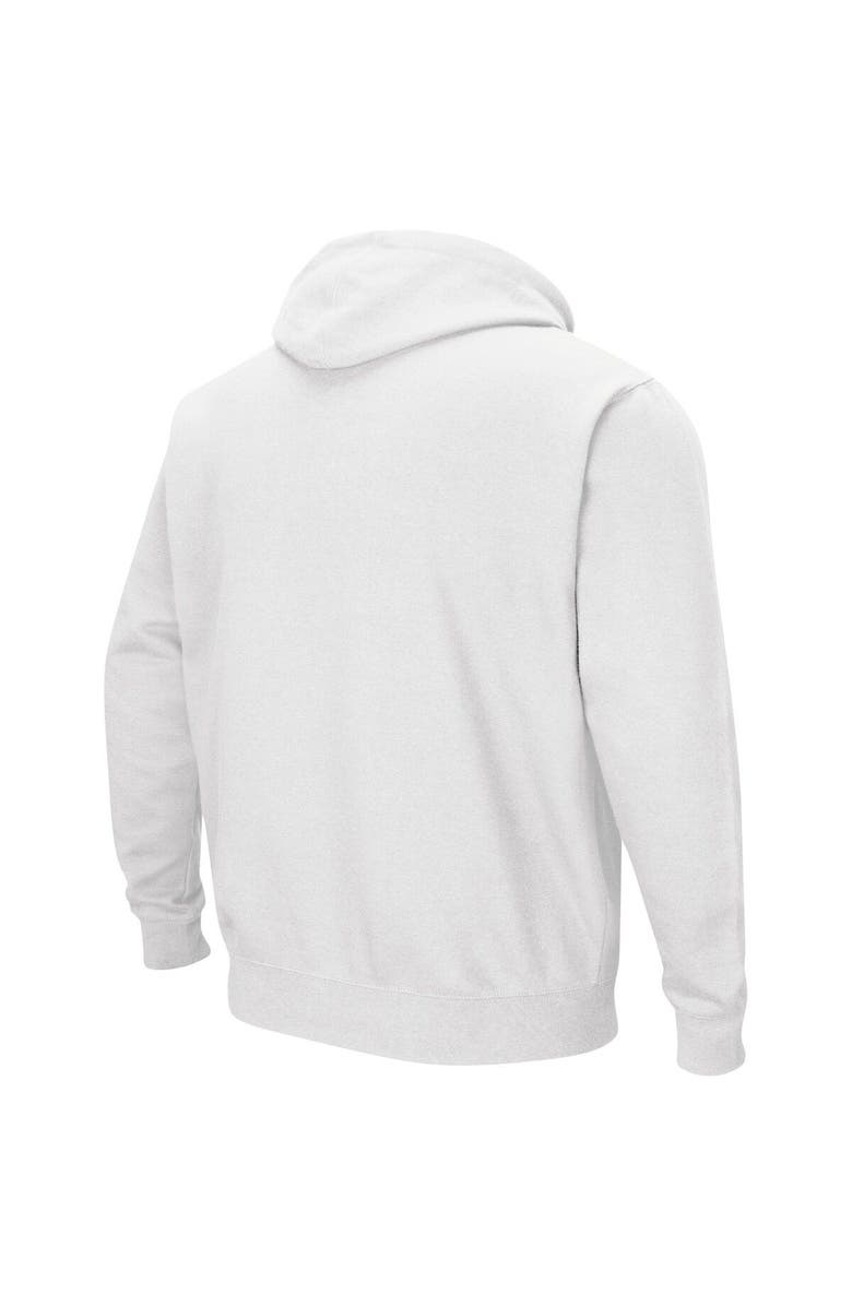 COLOSSEUM Men's Colosseum White Clemson Tigers Double Arch Pullover Hoodie, Alternate, color, White