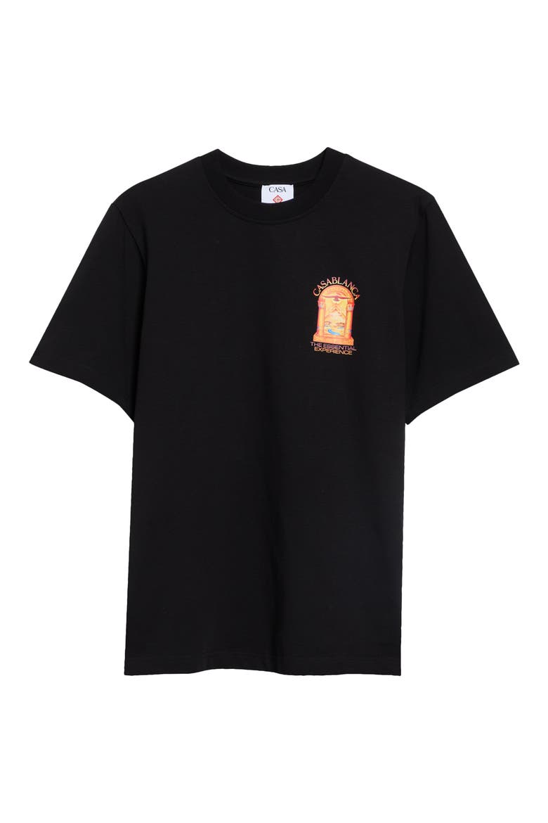 Classic Fit Hermons Mirage Arch Organic Cotton Graphic T-Shirt, Main, color, BLACK JERSEY