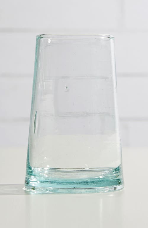 Verve Culture Moroccan Cone Glass Large In Clear
