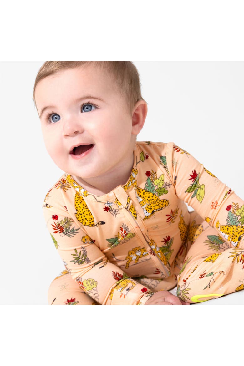 Baby Pounce In Paradise Cheetah Convertible Footie, Alternate, color, Pounce In Paradise Cheetah