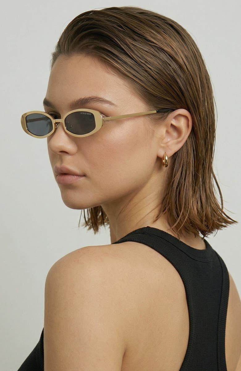 Fifth & Ninth Sable 51mm Oval Sunglasses, Alternate, color, 