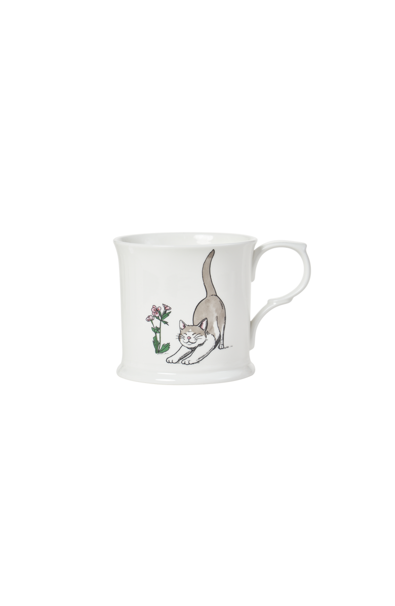 Hankook 1943 Thibaud Herem Objet Mug, Main, color, Stretching Cat
