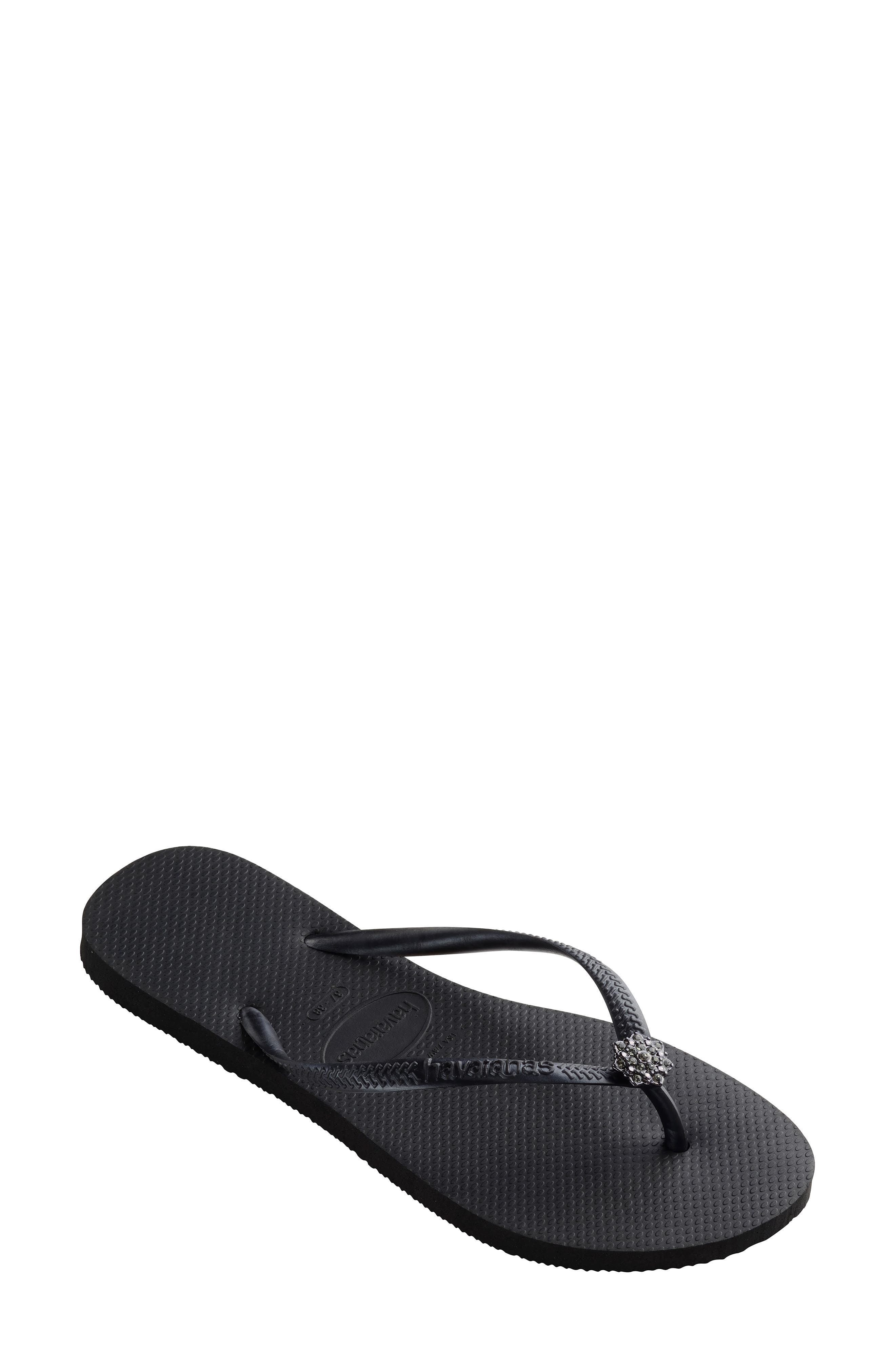 Havaianas Slim Crystal Poem Flip Flop, Main, color, 