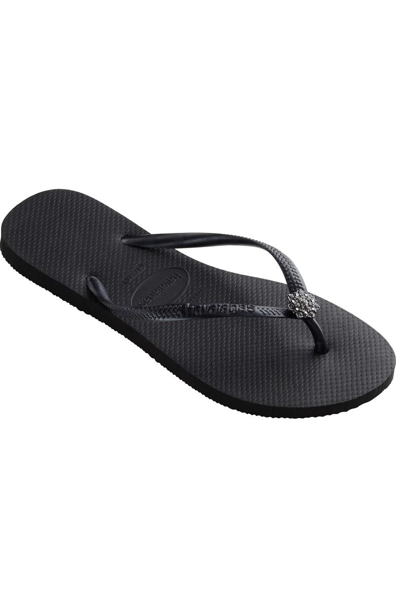 Havaianas Slim Crystal Poem Flip Flop, Main, color,