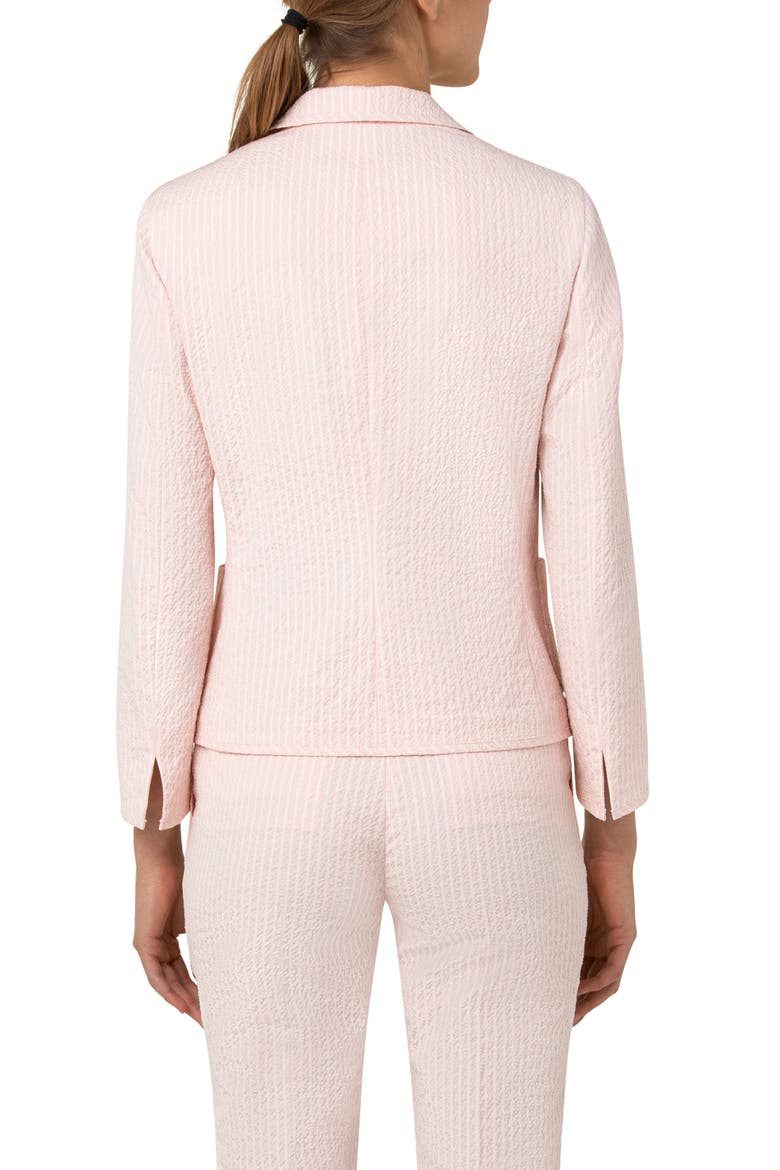 Cotton Blend Seersucker Blazer, Alternate, color, CREAM-BLOSSOM