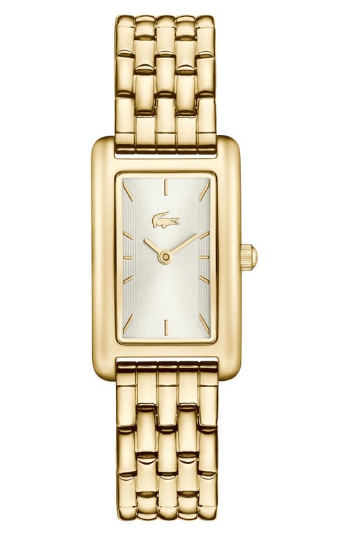 Lacoste Croisette Quartz Bracelet Watch, 19mm in Silver White at Nordstrom