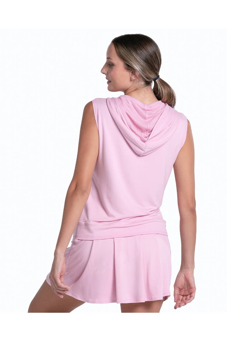 Lucky Day Hoodie Vest, Alternate, color, Paris Pink