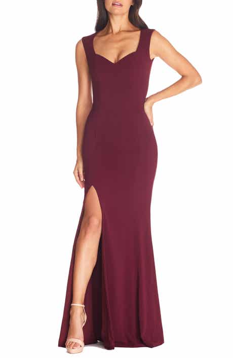 Dress the Population Monroe Side Slit Gown