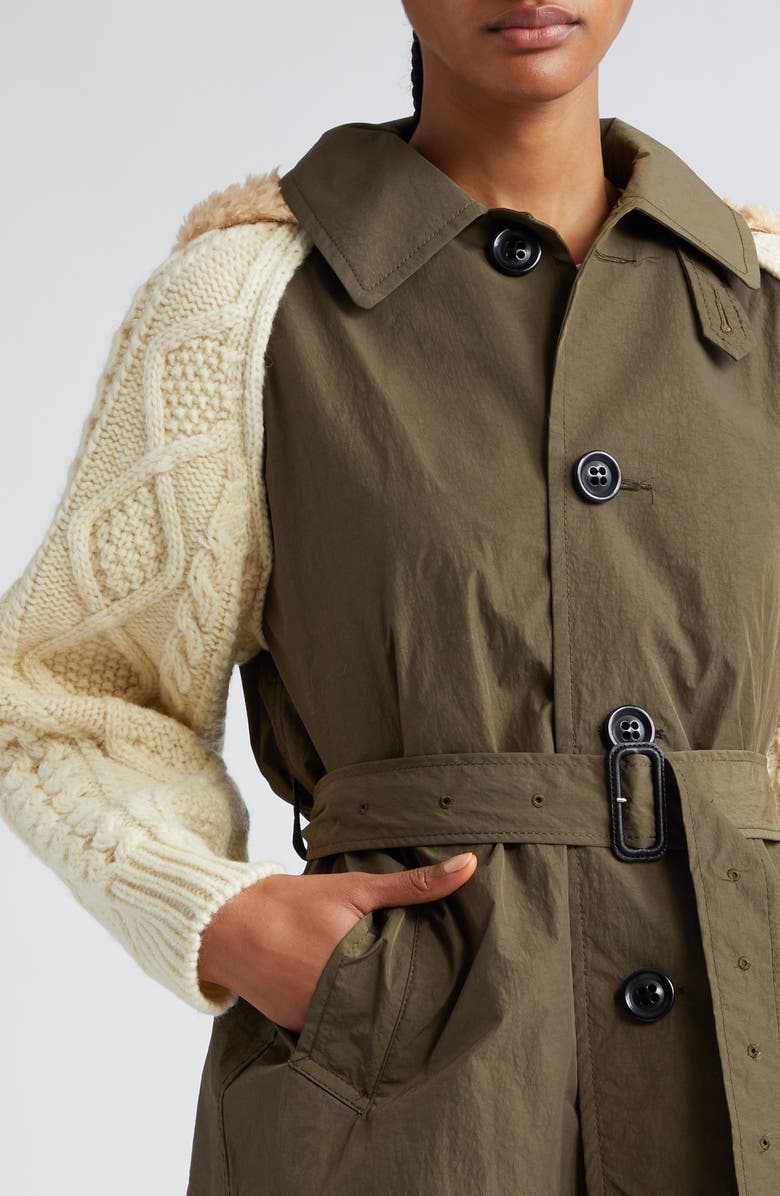 Tao Comme des Garçons Mixed Media Jacket, Alternate, color, 