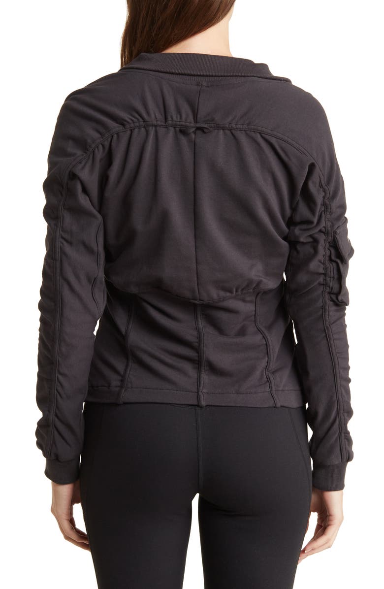 FP Movement by Free People Foundation Ruched Seam Jacket, Alternate, color, 