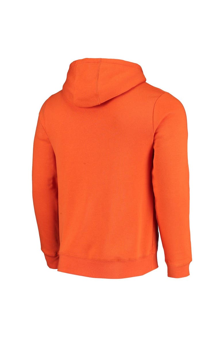 Men's Fanatics Branded Orange WNBA Logo Fitted Pullover Hoodie, Alternate, color, Orange