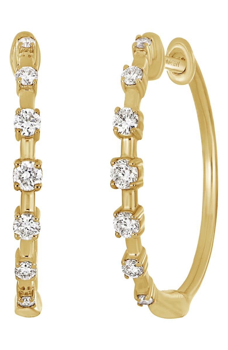 Bony Levy Solstice Diamond Hoop Earrings, Main, color, 
