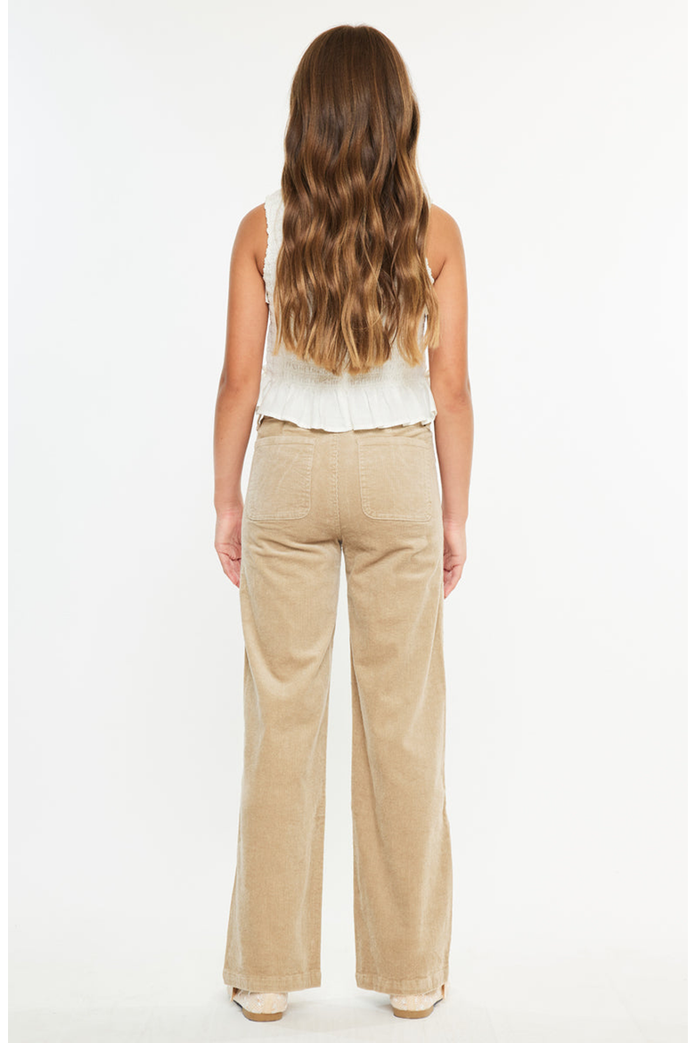 Sullie Ultra High Rise Wide Leg Jeans, Alternate, color, Beige