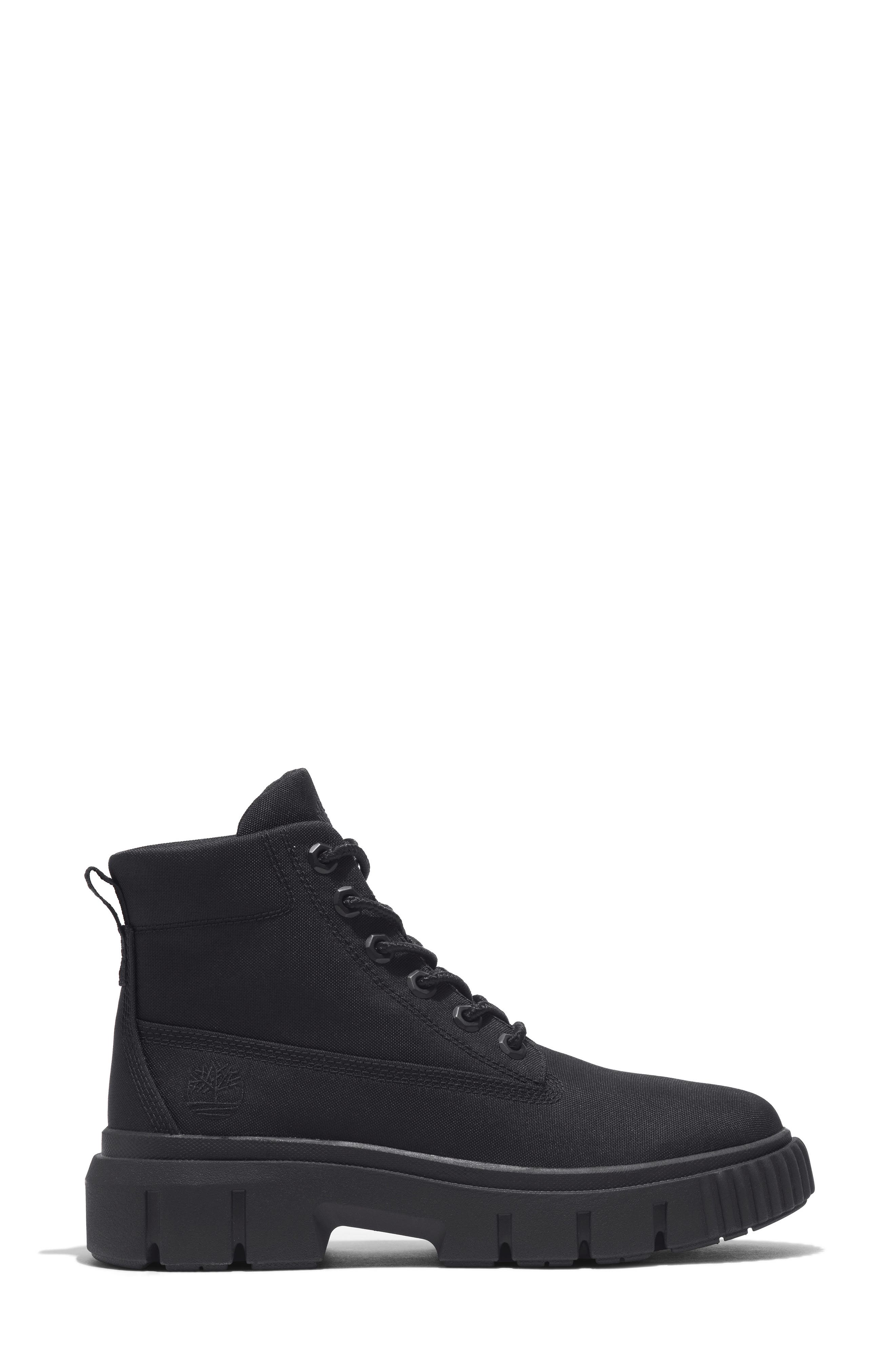 Greyfield Lace-Up Boot, Alternate, color, JET BLACK