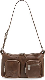 MARGESHERWOOD Outpocket Leather Hobo Bag