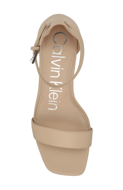 Calvin Klein Nolene Sandal In Natural