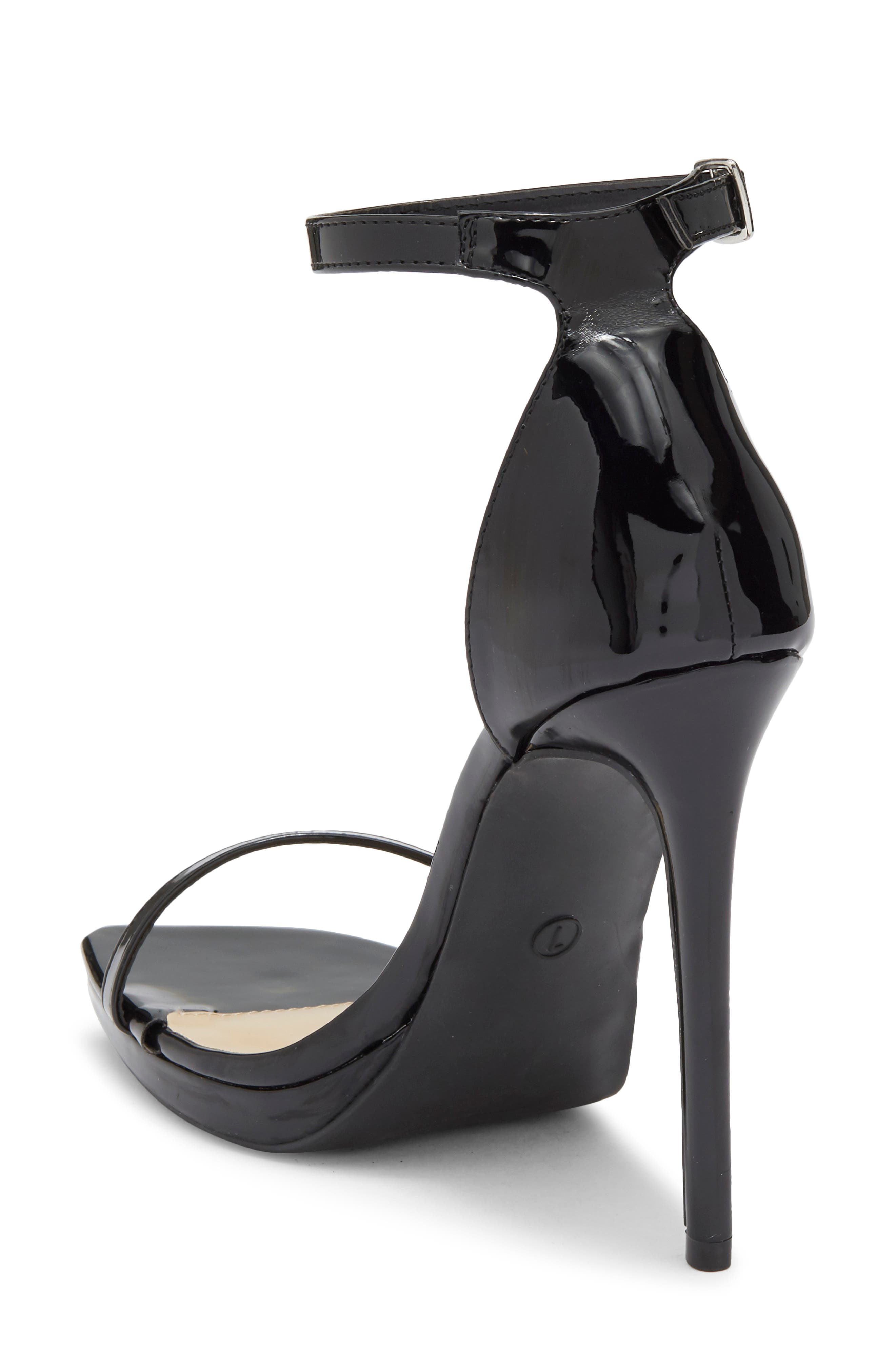 Lunna Ankle Strap Sandal, Alternate, color, BLACK