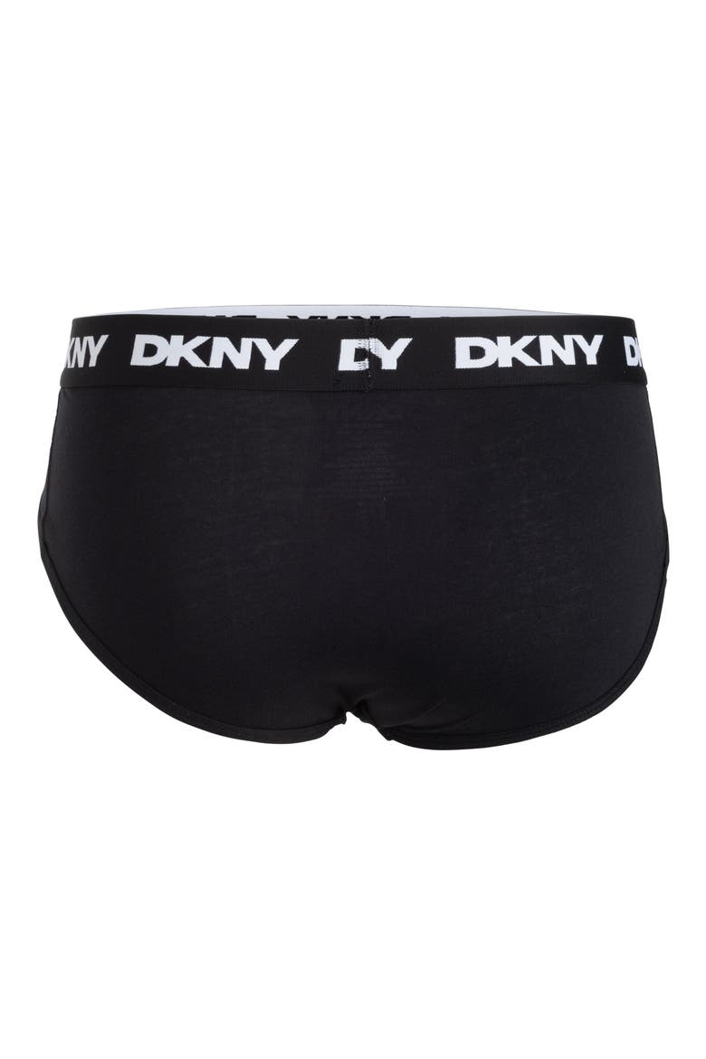 Cotton Stretch Pack of 4 Briefs, Alternate, color, BLACK/ WHITE/ GREY/ BLACK