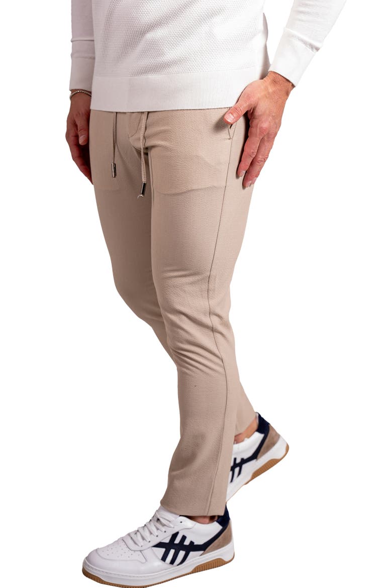 Everyday Ebony Slim Fit Pants, Alternate, color, BROWN