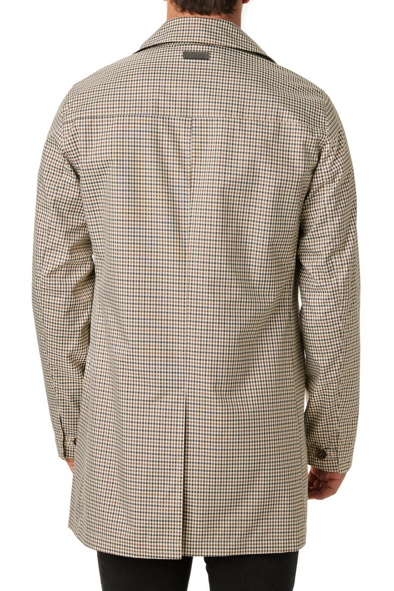 Single Breasted Trench Coat, Alternate, color, MULTI MINI CHECK