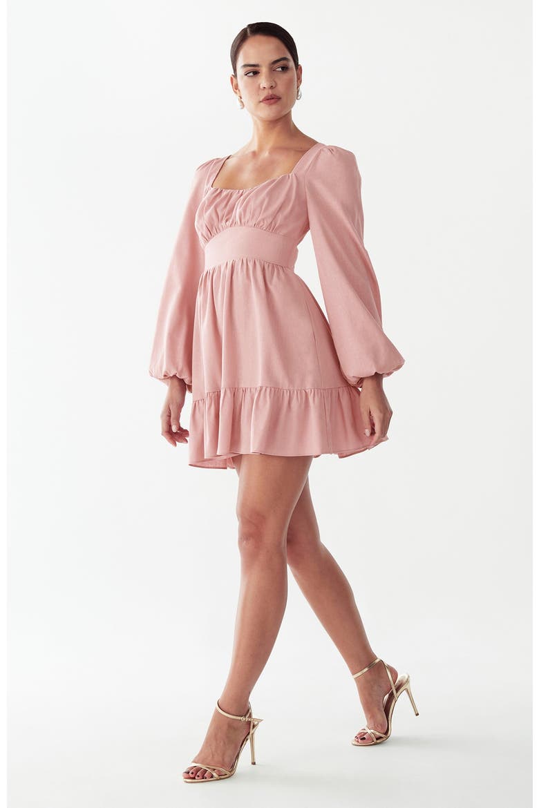 Wrenn Mini Dress, Alternate, color, Baby Pink