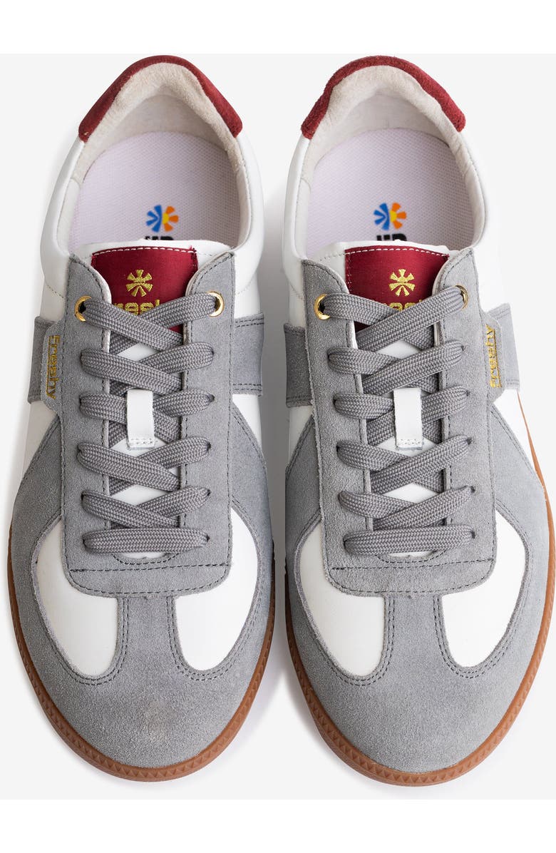 Freshy Indie Lites Sneaker, Alternate, color, Grey/White/Cranberry