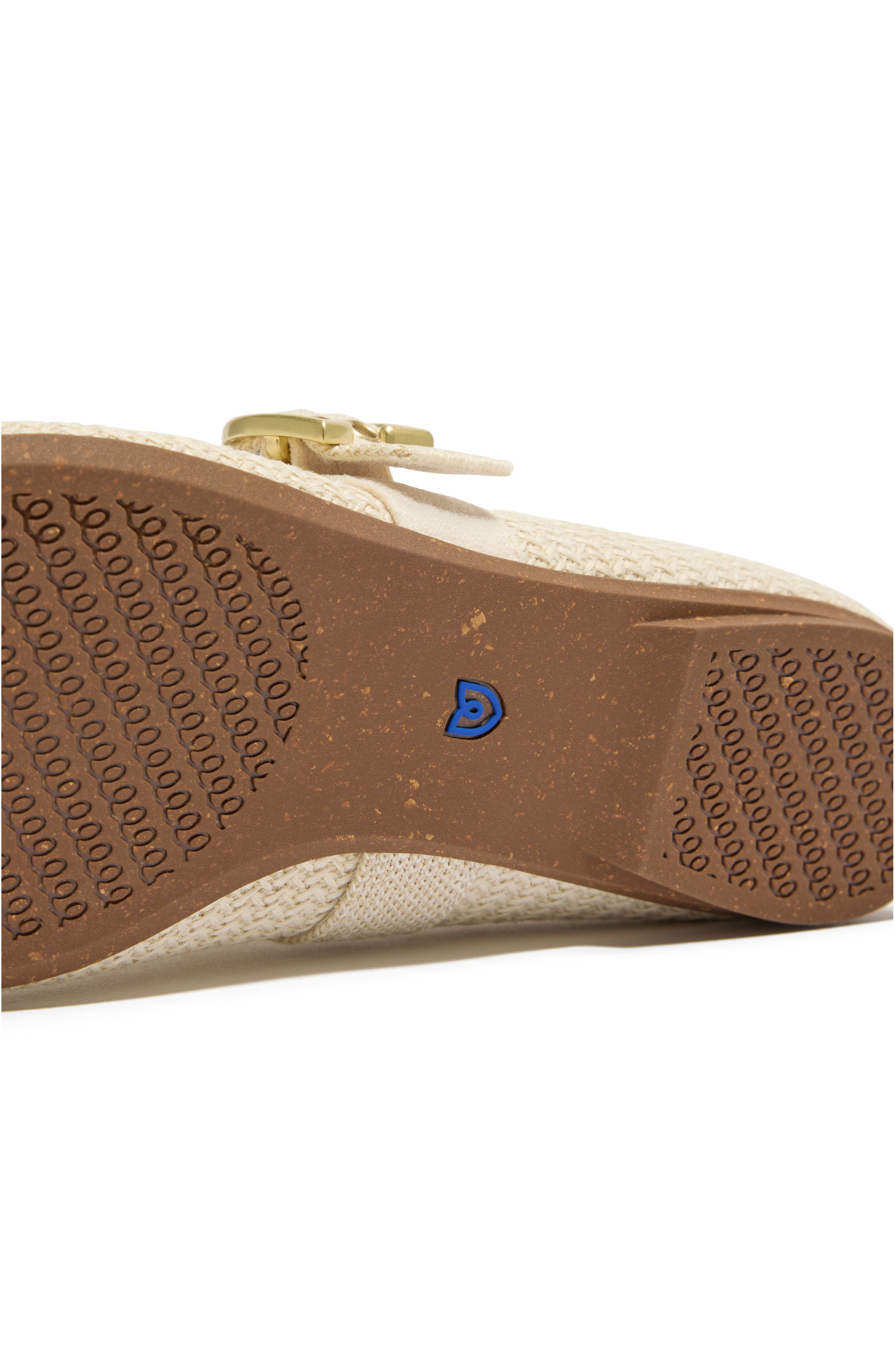Rothy's The Max Buckle Mary Jane Flat, Alternate, color, Cream Woven