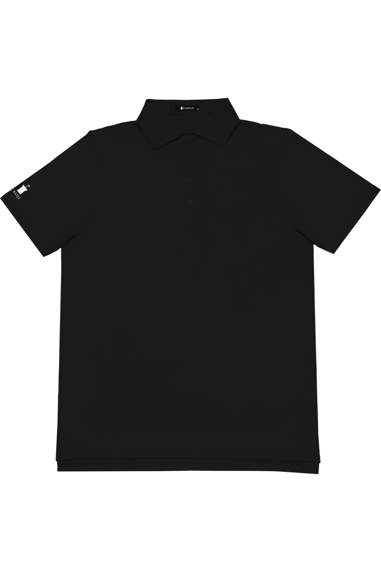 Performance Brushed Polo Shirt, Main, color, Black