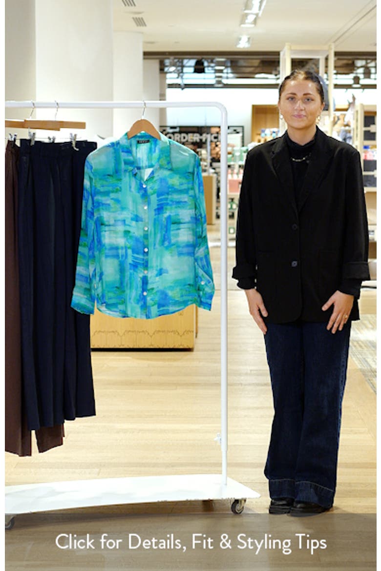 Print Button-Up Shirt video