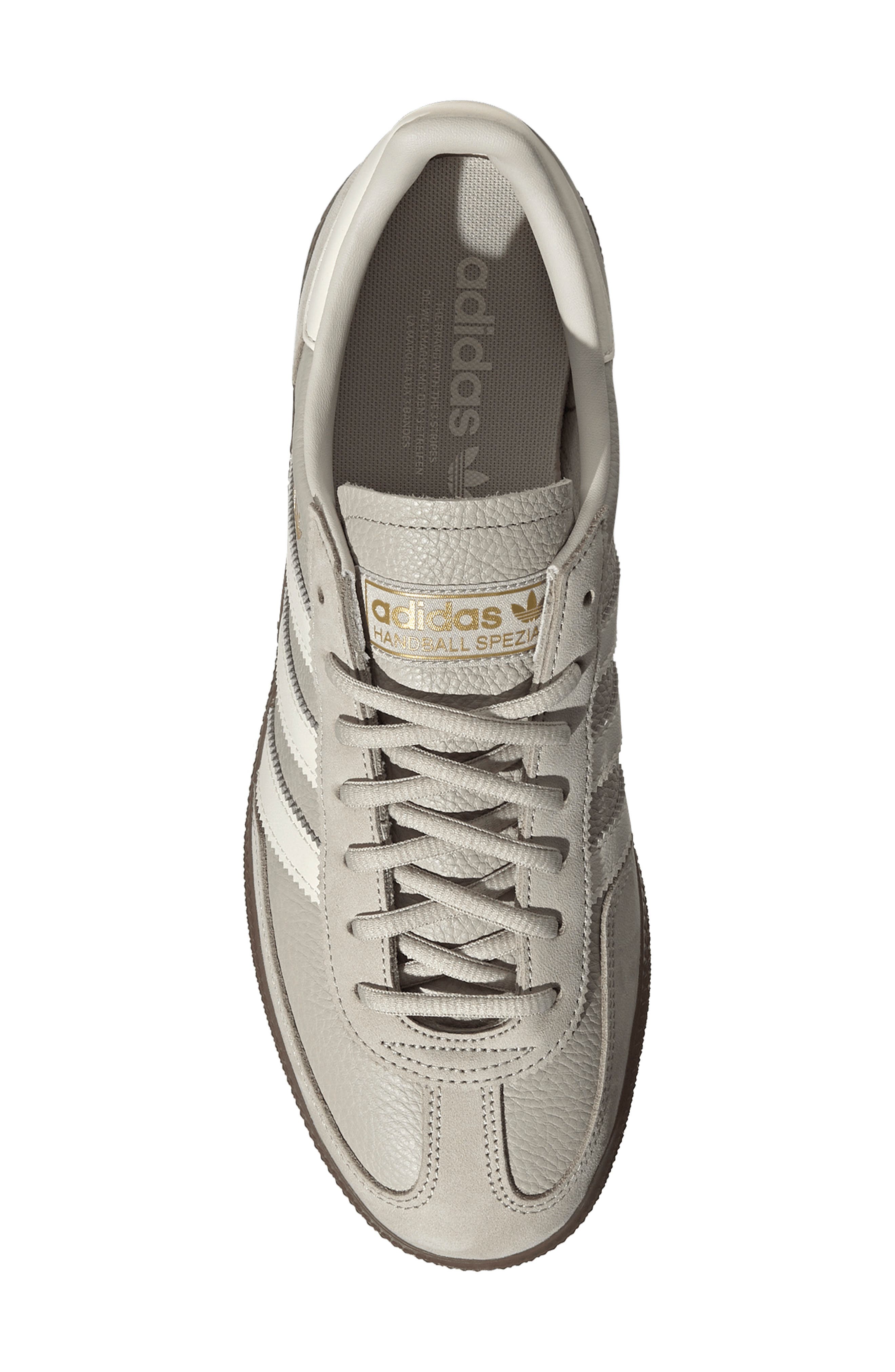 Gender Inclusive Handball Spezial Sneaker, Alternate, color, ALUMINA/ OFF WHITE/ GUM