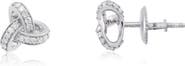 The Lovery Fine Jewelry Diamond Twist Screw Back Stud Earrings