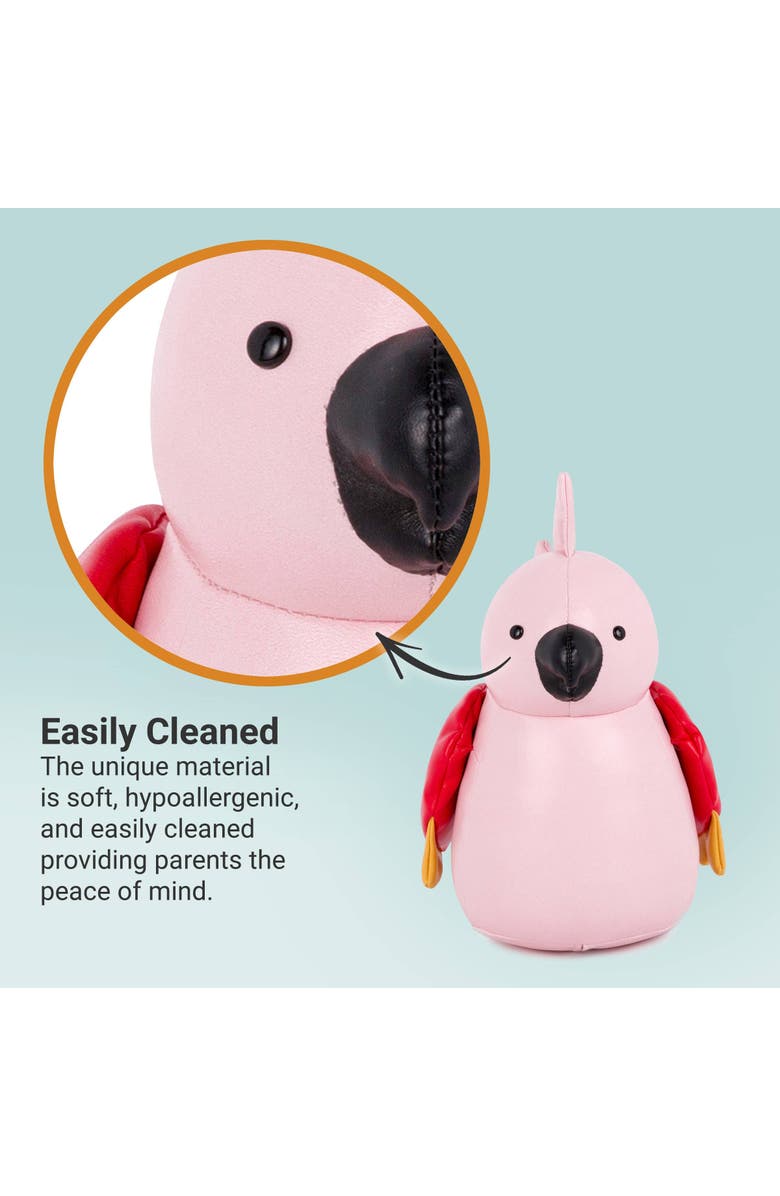 Little Big Friends Musical Animals - Parakeet , Plush Baby Music Box, Nursery Toy, Alternate, color, Pink