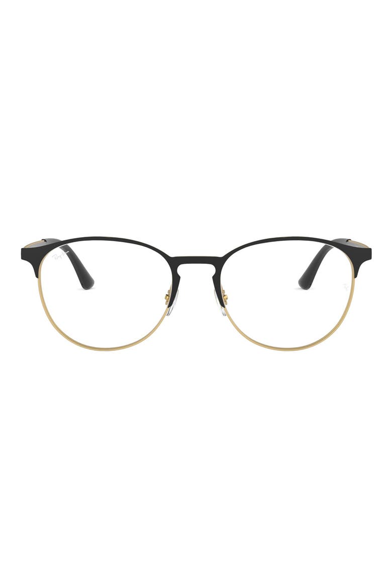 Phantos 53mm Optical Glasses, Main, color, BLACK GOLD