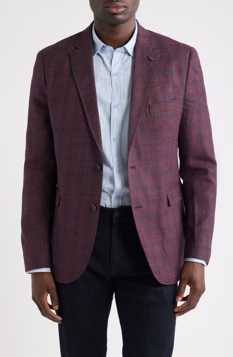 Townsend Windowpane Plaid Wool Sport Coat