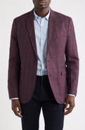 Johnston & Murphy Townsend Windowpane Plaid Wool Sport Coat