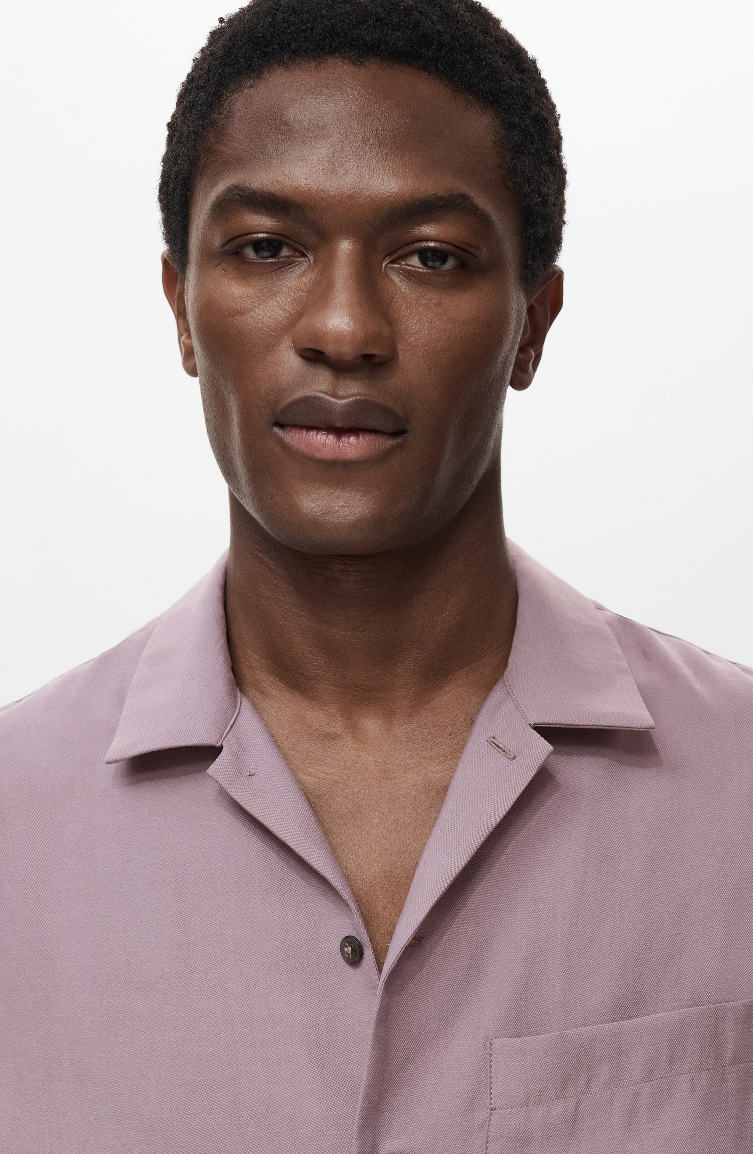 Solid Camp Shirt - image 2