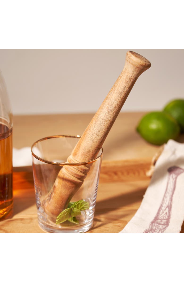 TWINE Acacia Wood Muddler, Alternate, color,