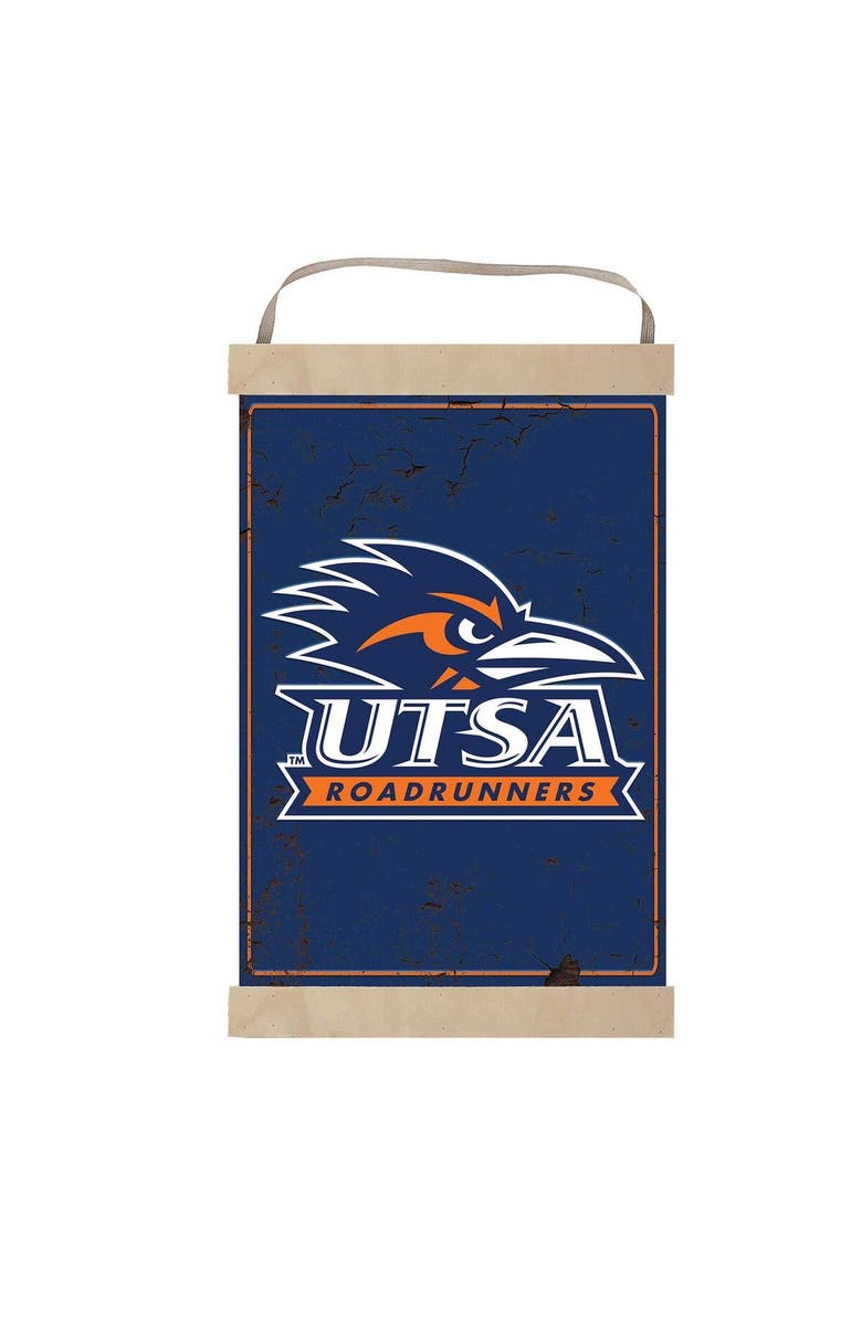 JARDINE UTSA Roadrunners 12'' x 20'' Retro Logo Banner Sign, Alternate, color, 