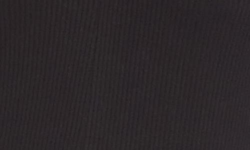 Karen Kane Rib Faux Wrap Turtleneck Top In Black