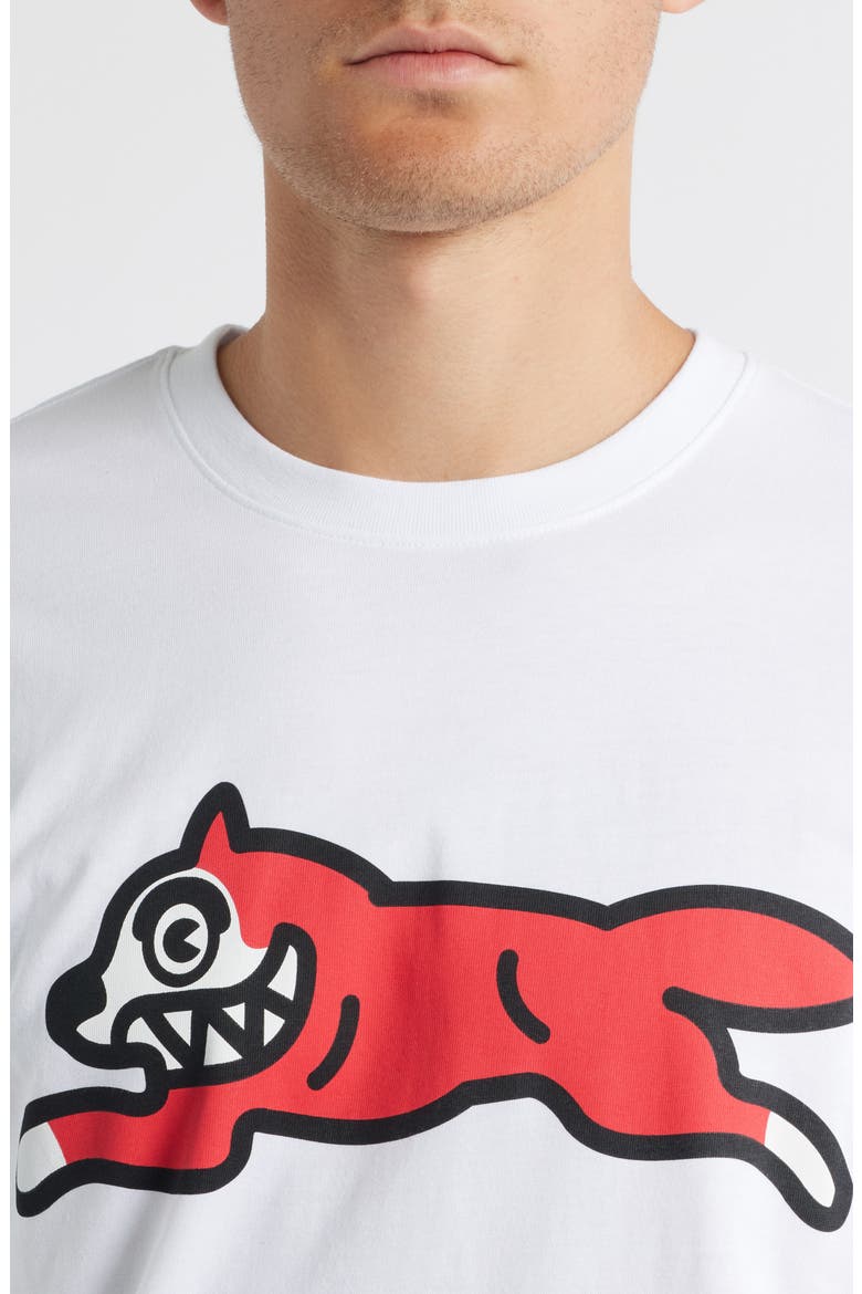 Running Dog Graphic T-Shirt, Alternate, color, WHITE