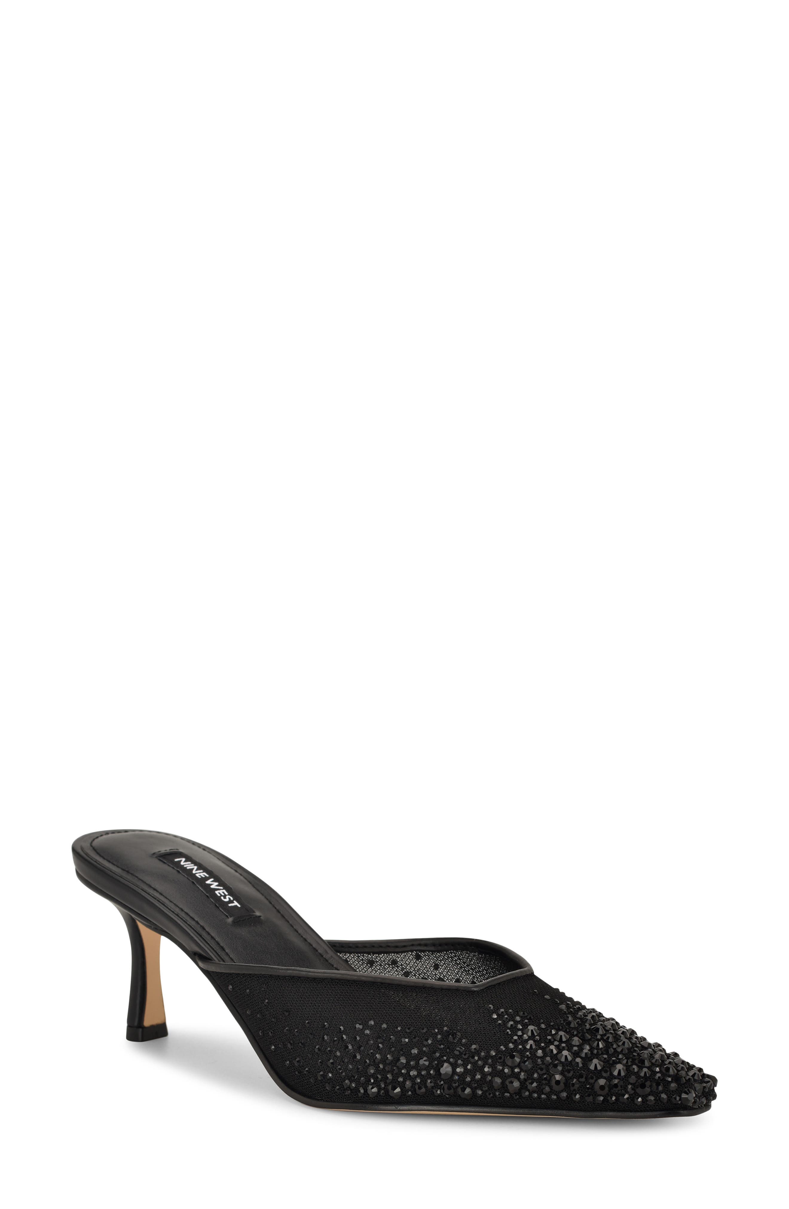 Nine West Camenlap Mule, Main, color, Black