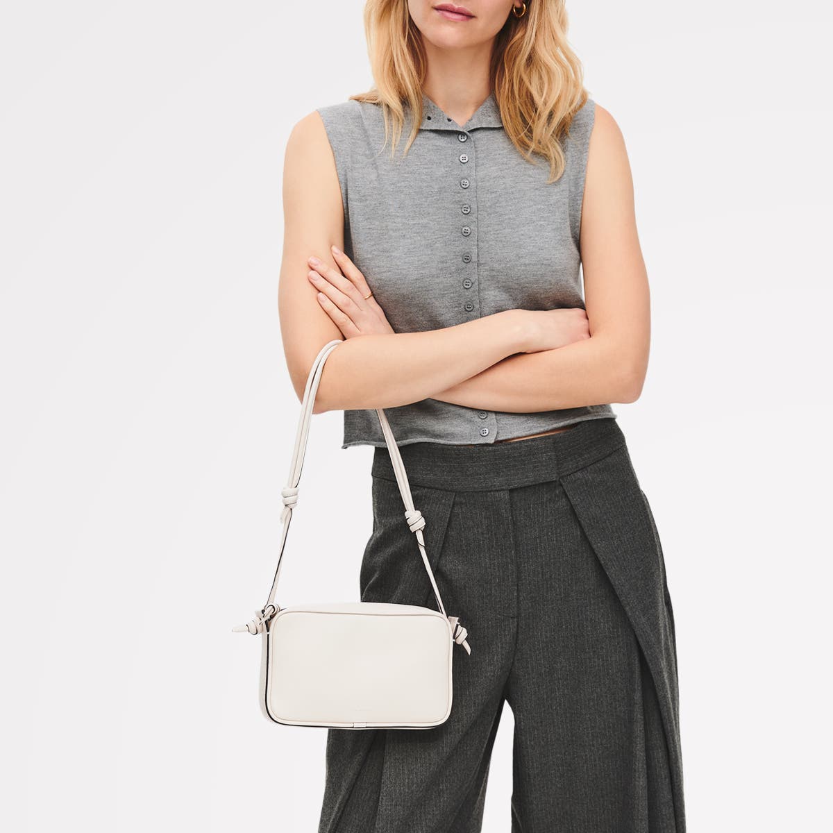 Radley The Camden Small Ziptop Shoulder Bag, Alternate, color, Salt