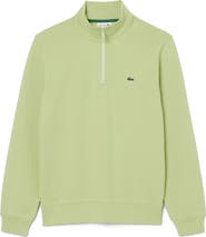 Lacoste Cotton Fleece Half Zip Pullover